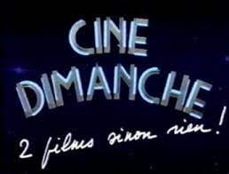 capture du générique de TF1 de Ciné dimanche