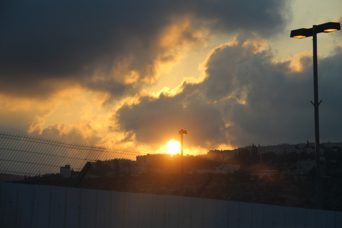 Lumière Al Quds à Qalandia. crédit: Alexandra Dols